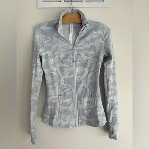 White camo lululemon define jacket